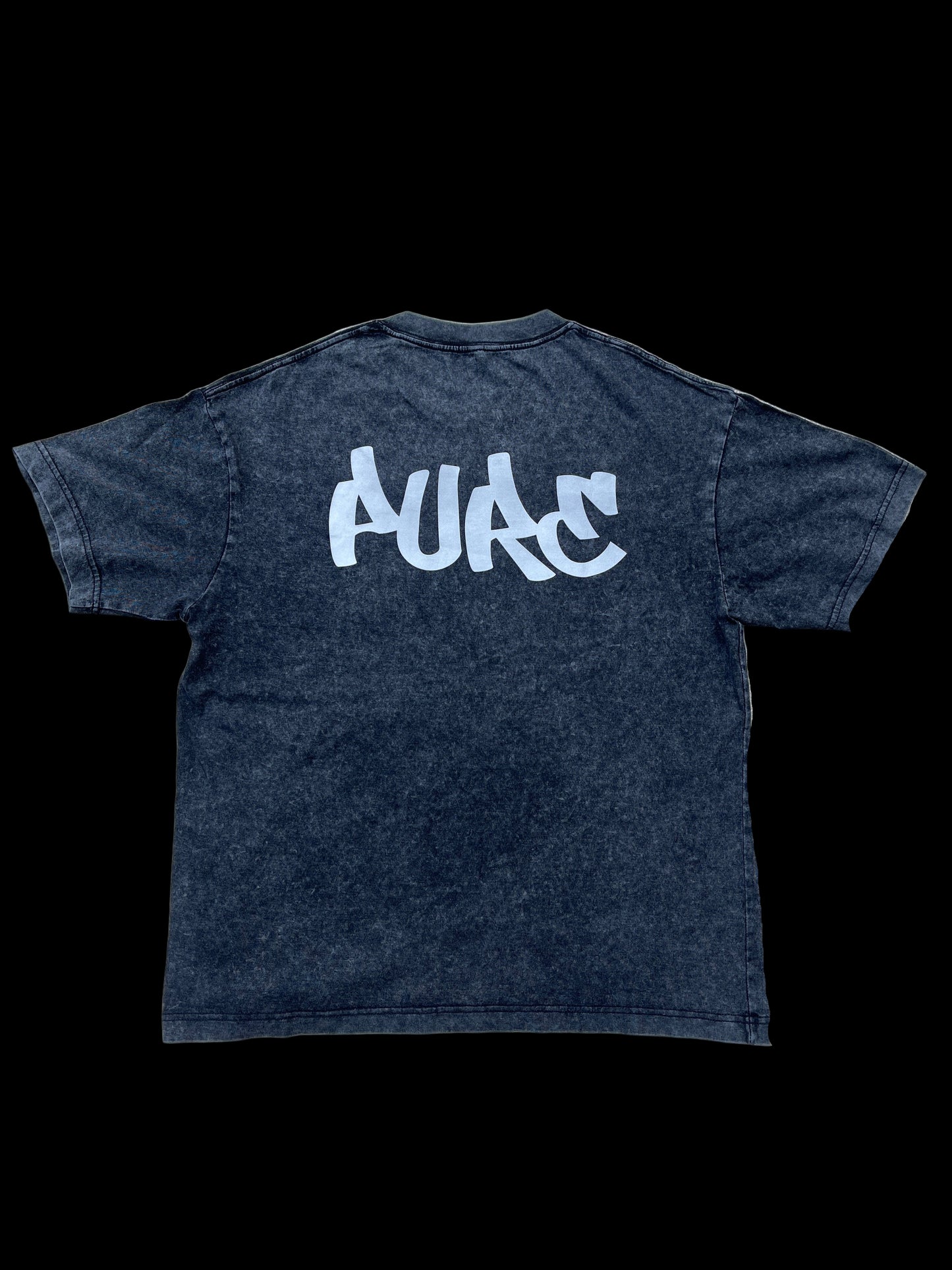 V1 Pure Moto Tee - Acid Washed Black REFLECTIVE